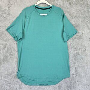 Lululemon Shirt Mens XL Green Better Each Day Athletic Performance Tee Training